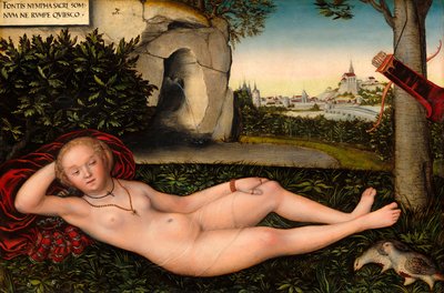 The Nymph of the Spring by Lucas Cranach the Elder